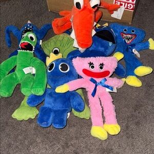 Colorful Monster Plush Toy Set Rainbow Friends